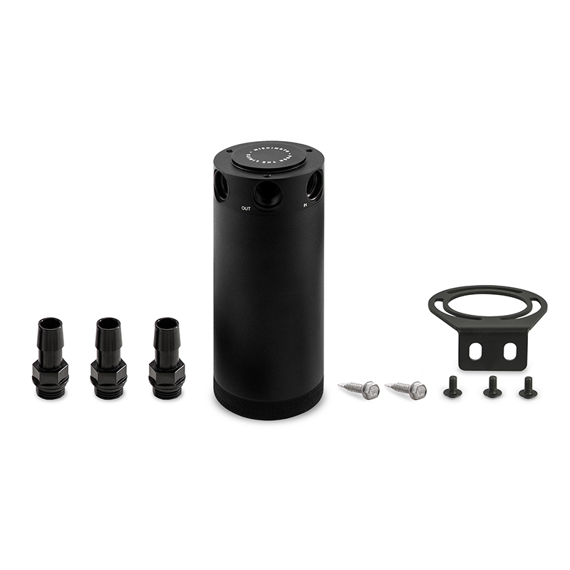 Mishimoto — Mishimoto Compact Baffled Oil Catch Can - 3-Port
Engine Oil Separator - view 8